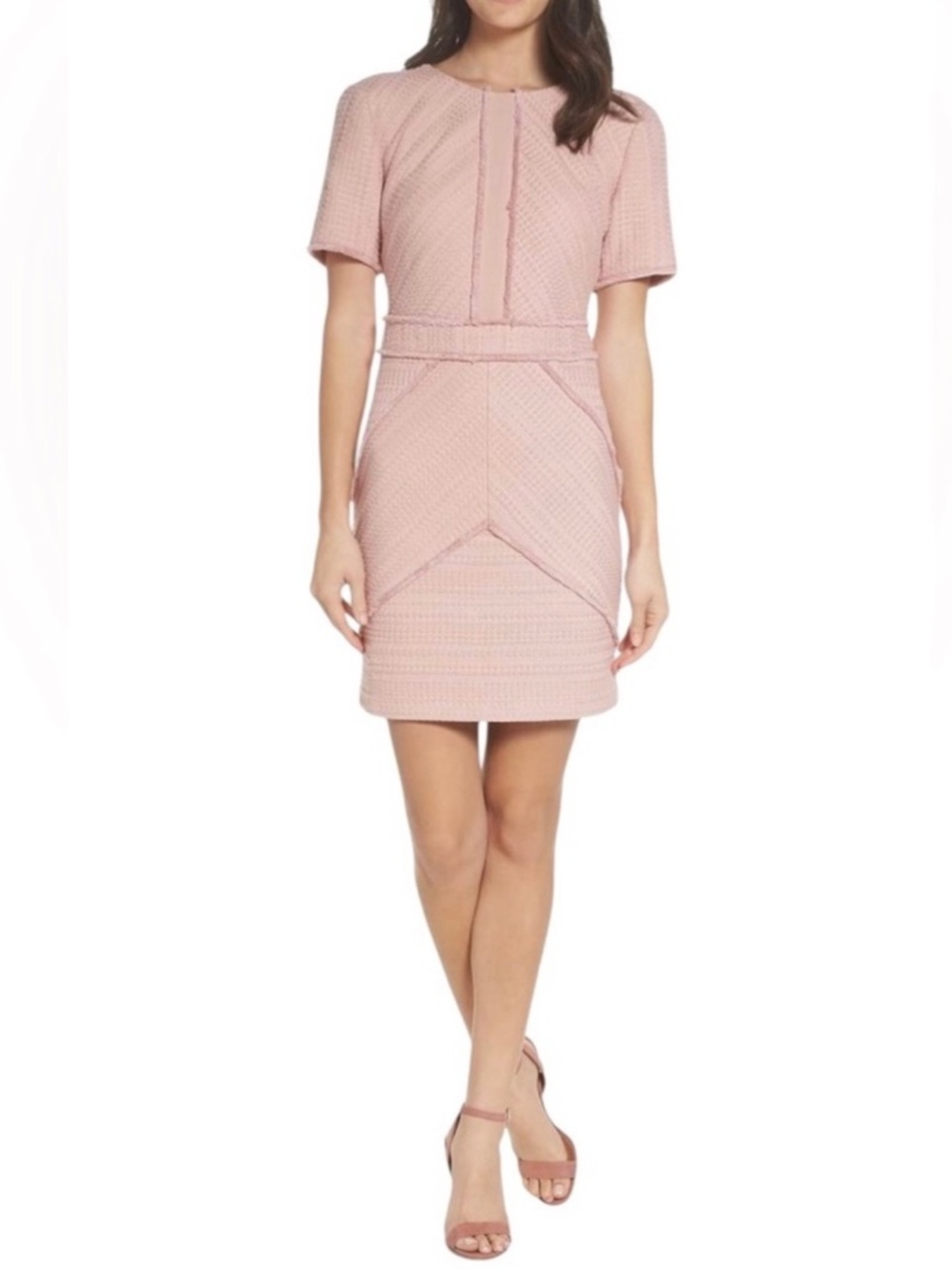 Adelyn Rae Blush Pink Tessa Dress XS